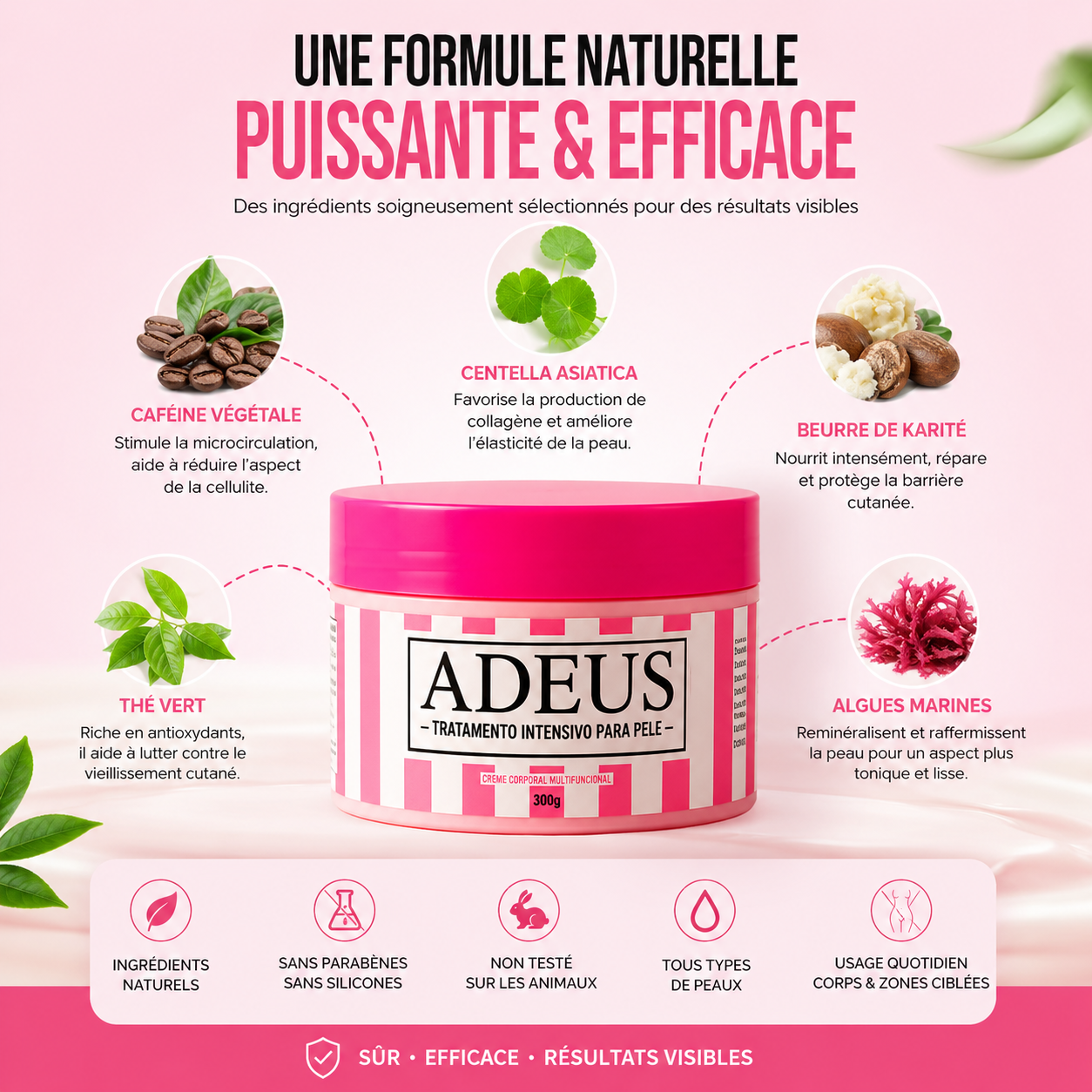 Crème ADEUS — Peau plus lisse & ferme dès les premières semaines