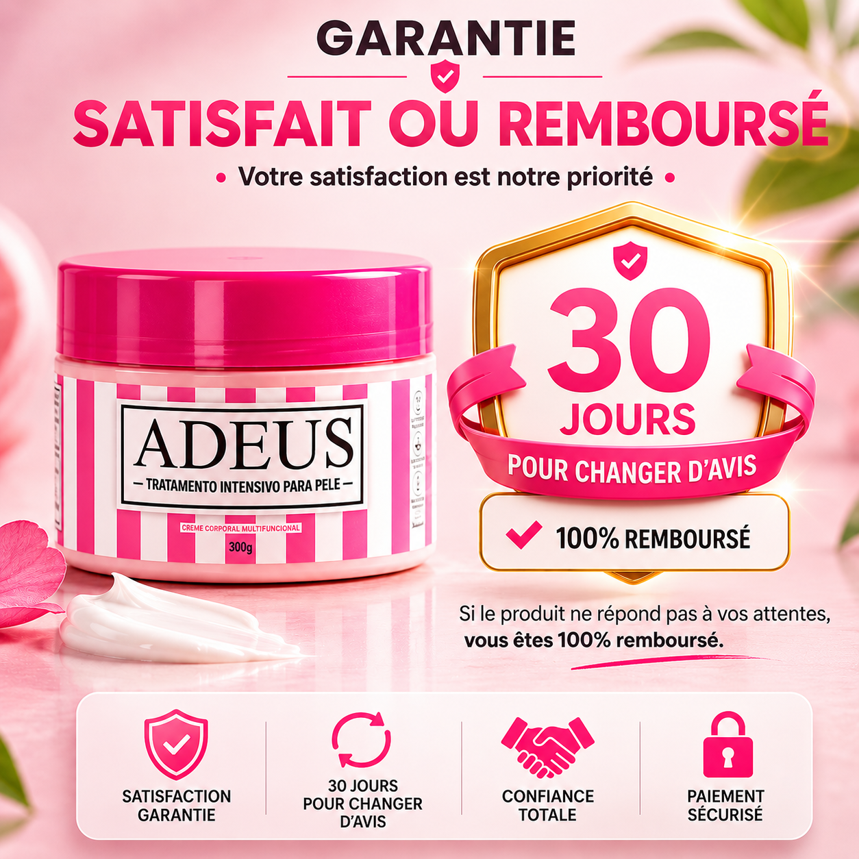 Crème ADEUS — Peau plus lisse & ferme dès les premières semaines