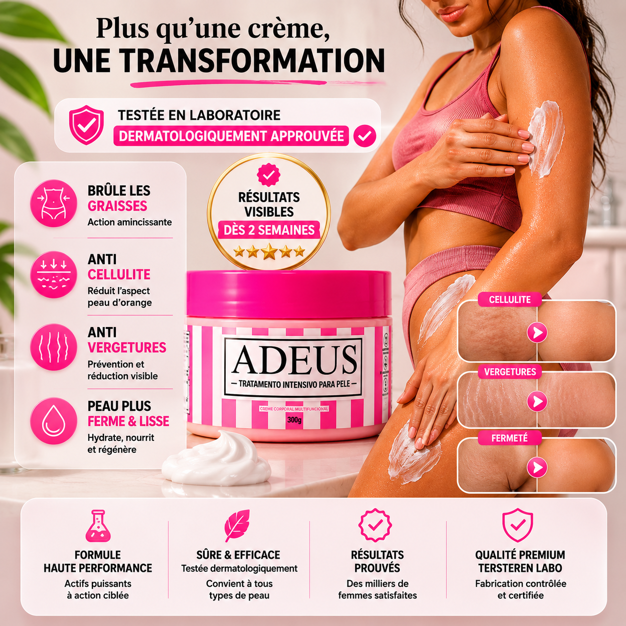 Crème ADEUS — Peau plus lisse & ferme dès les premières semaines